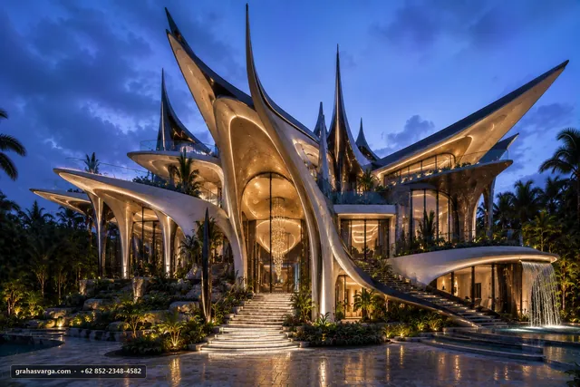 Arsitektur untuk Kabupaten Lahat. — pandangan arsitektur 1